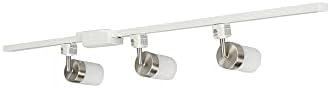 37 Ft Brushed Nickel Halogen Track Lighting Kit