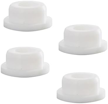 4PCS Rubber Sink Overflow Drain Cover White Universal Size