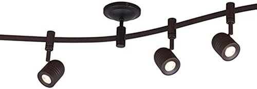 Adjustable LED Spotlight Flexible Track Oil Rubbed Bronze Ceiling Light