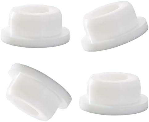LiXiongBao4-Piece White Sink Overflow Cover Set for Kitchen Bathroom