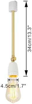 Three-Piece 180-Degree Adjustable E26 Track Lighting Set