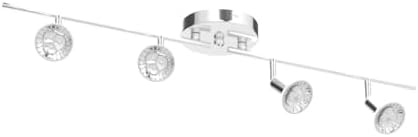 Qcyuui 4-Light Track Lighting Kit