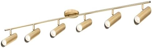 Elegant Gold LED Track Lighting