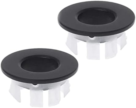 Homoyoyo 2pcs Antique Brass Overflow Drain Cover Trim for Sink and Bathtub