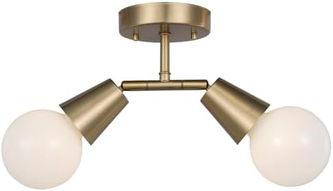 Modern 2-Light Track Lighting Kit for Home Use
