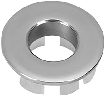 Luxury Chrome Overflow Sink Cover