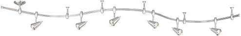 Pro Track Track Light Fixture 6 Head LED Adjustable