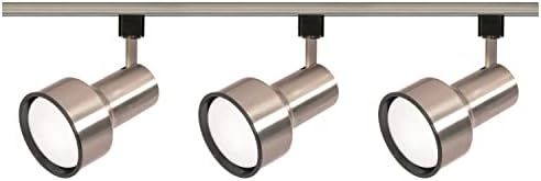 Nuvo Lighting TK340 3-Light Track Light Kit Brushed Nickel