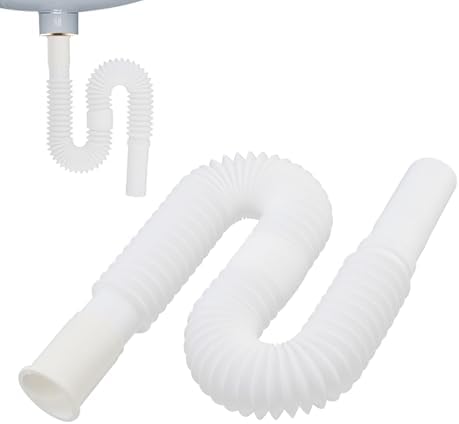 ite 1-14-inch Flexible Sink Drain Pipe White
