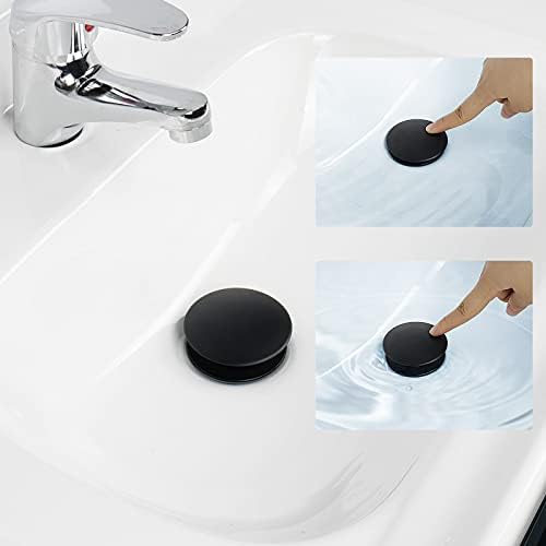 NearMoon Bath Sink Drains Matte Black