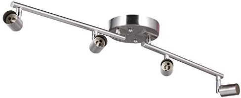 Versatile Track Lighting Kit - 4 Lighting Heads with Adjustable Arms for Home