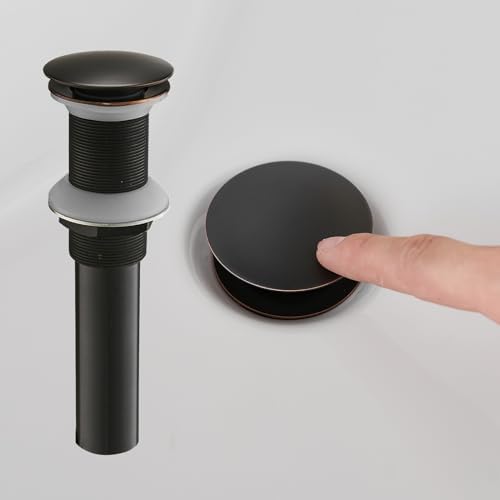 Sturdy Oil-Rubbed Bronze Sink Stopper for Easy Baffles Overflow-Free Design
