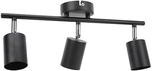 Naroote LED Track Light Kit with 3 Bulb Heads