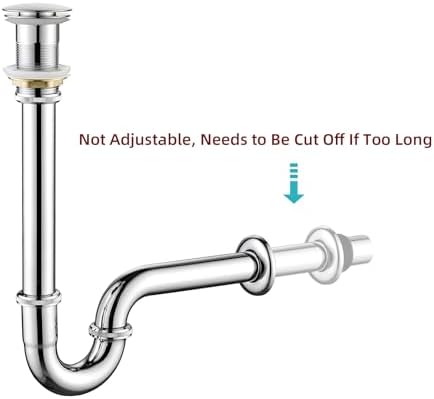 Adjustable Chrome Sink Drainage Kit