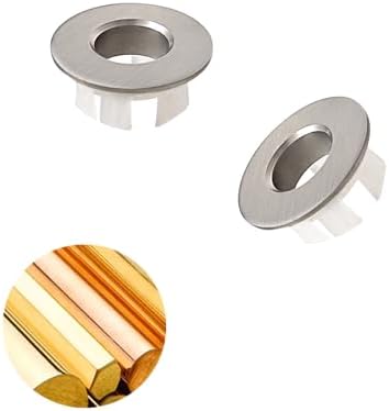 High-Quality Sink Overflow Ring Brushed Nickel