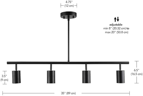 Globe Electric Willard 4-Light Track Lighting