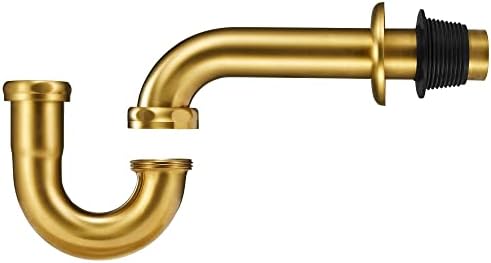 Fipoque 18 Gauge Brass P-Trap