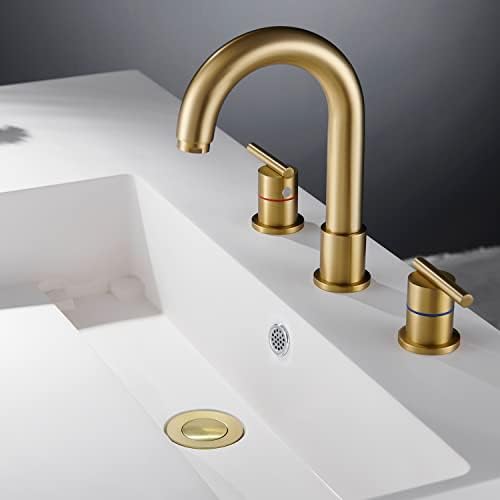CREA Gold Bathroom Sink Drain with Hair Catcher