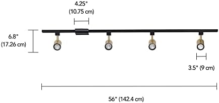 Globe Electric 56 Adjustable Track Lighting Kit