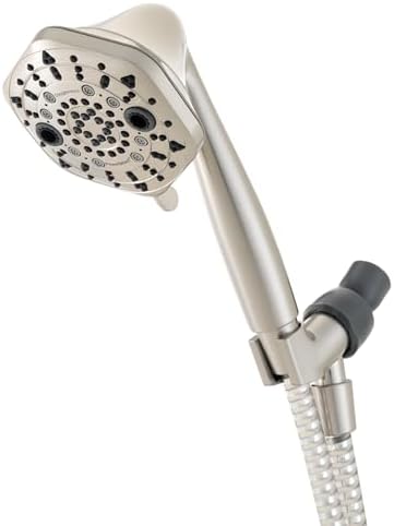 Oxygenics PowerSelect Brushed Nickel Handheld Shower Head 175 GPM