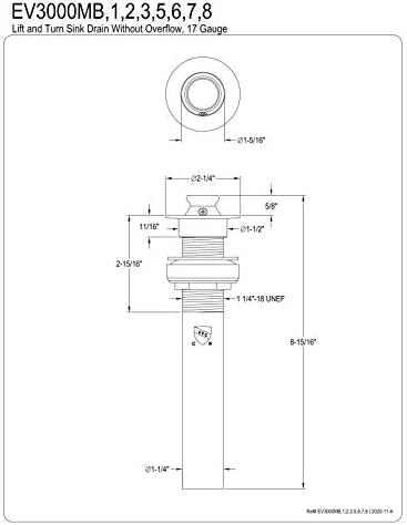 Durable Stylish Kingston Brass Sink Drain
