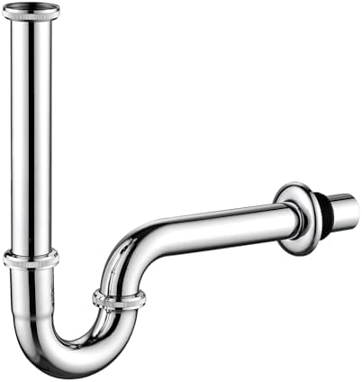 Premium Thickened Brass P-Trap for 1 14 Sink Chrome