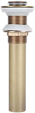 Garosa Sink Drain Anti-Clogging No Overflow Brass Stopper