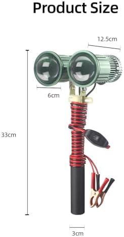 200W High Power LED Flashlight 3000M Spotlights
