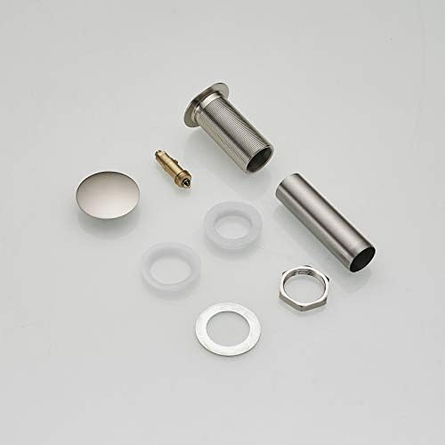 BathLavish Sink Drain Stopper No Overflow Faucet