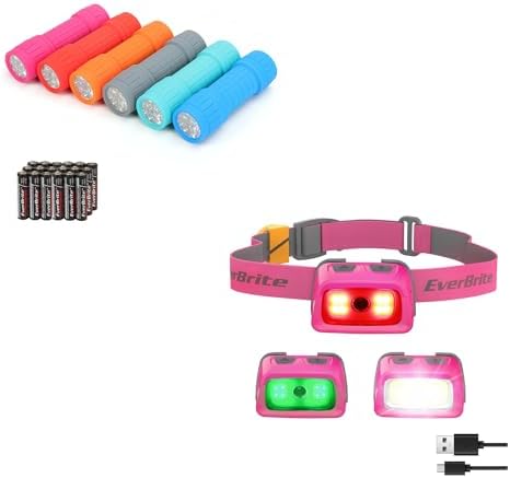 EverBrite 9-LED Flashlight and Rechargeable Headlamp