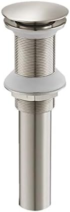 BathLavish Sink Drain Stopper No Overflow Faucet