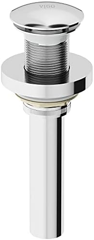 VIGO Chrome Sink Pop-Up Drain with Mounting Ring 1