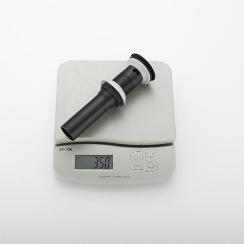 Homevacious Matte Black Sink Drain Pop Up with Overflow