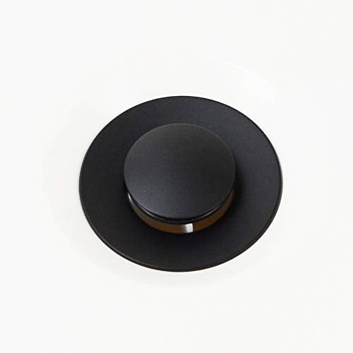 Purelux Bathroom Sink Drain Stopper Assembly Matte Black Finish