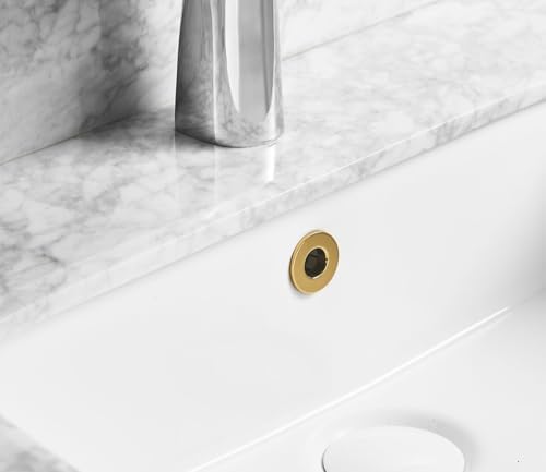 Greenspring - Premium Sink Basin Overflow Cover for Gold Finish
