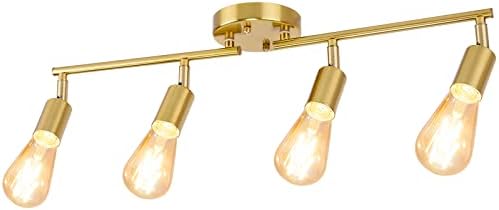 4 Lights Track Lighting Fixtures Ceiling Flush Mount