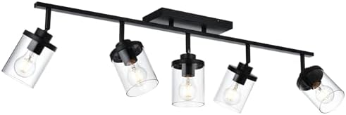 5-Light Pivoting Track Lighting Kit