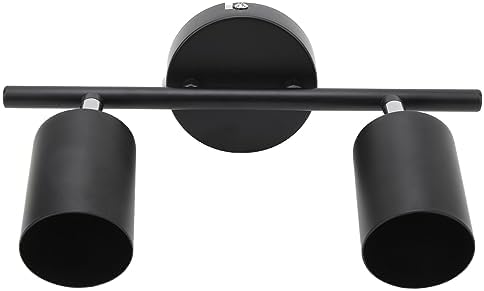 Modern 2-Head LED Track Light Kit with 90 Degree Rotation