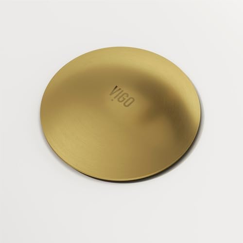 VIGO Vessel Bathroom Sink Pop-Up Drain and Mounting Ring - Matte Black