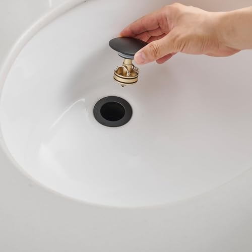 Greenspring Matte Black Pop Up Drain Stopper