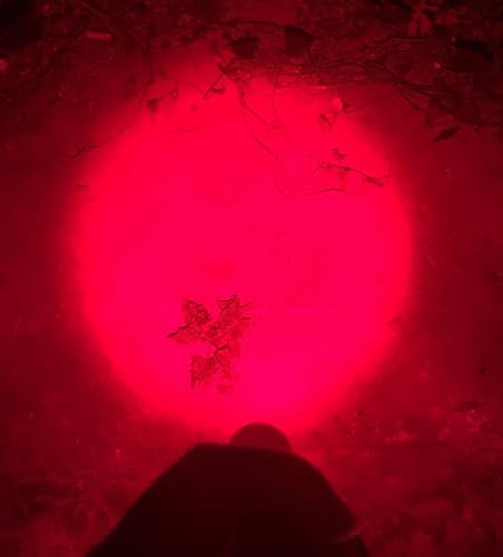 Powerful Night Vision Red Flashlight
