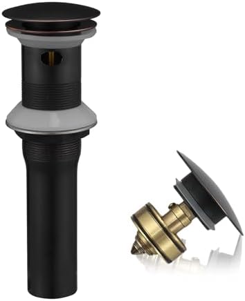 Greenspring Oil Rubbed Bronze Pop Up Drain Assembly for Bathroom Sink