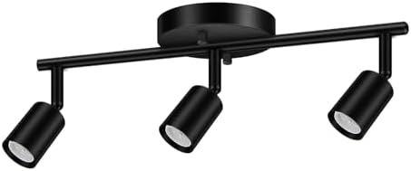 10-Word Smart Ceiling Track Light Black by BoostArea