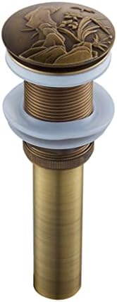 Vanity Vessel Sink Drain Plug Bounce Drain CHelper copper bathtub anti-rust stopper