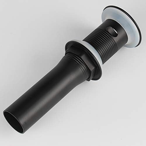 Detachable Basket Pop Up Drain Stopper Black
