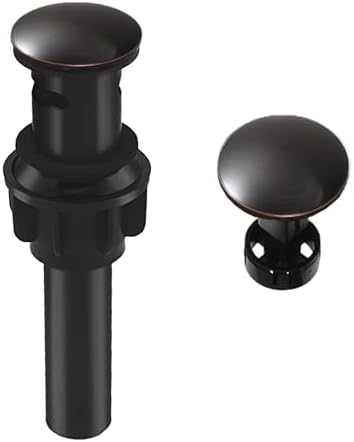 Elegant Oil Rubbed Bronze Sink Drain Stopper Assembly