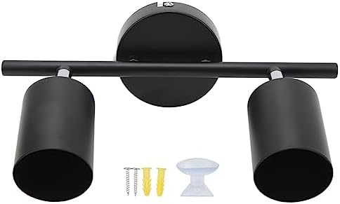 Modern 2-Head LED Track Light Kit with 90 Degree Rotation
