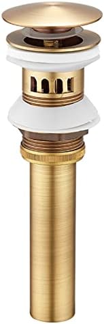Pop Up Bathroom Sink Drain with Basket Antique Style