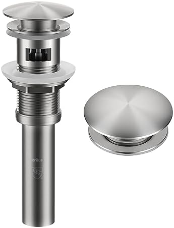 KRAUS Pop-Up Drain with Overflow for Bathroom Sink