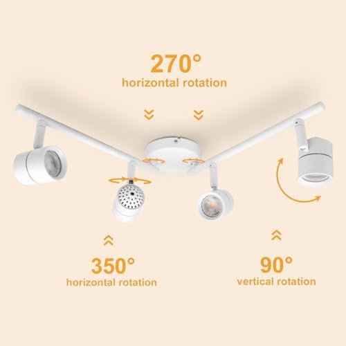 Arcfox 4-Way LED Track Lighting Kit